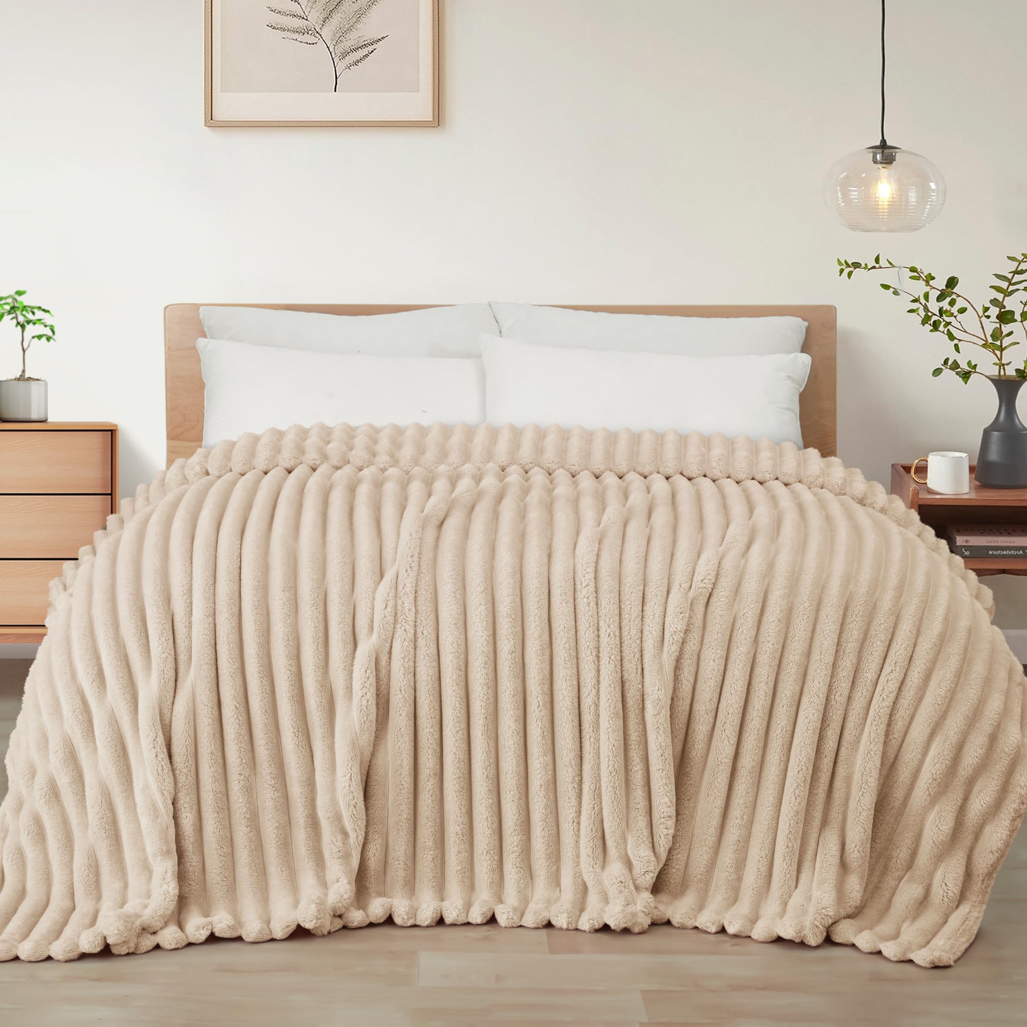 Exclusivo Mezcla Kuscheldecke Flauschig Fleecedecke Flanell Decke, Leichte und Warme Wohndecke Tagesdecke für Ganzjahreszeit