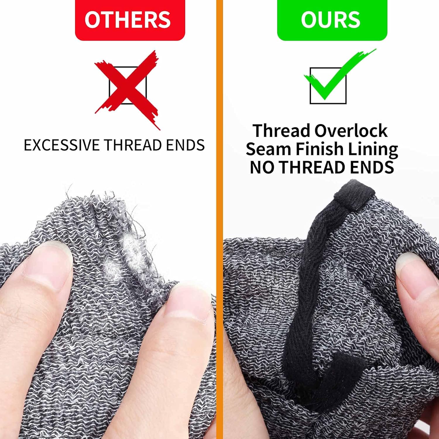 Antimbee 6-Pack Soap Pocket Exfoliating Soap Saver Pouch, Body Scrubber Rough Sponge Exfoliator for Bath or Shower, Gray Mesh Bar Soap Foam Lather Pouch : Beauty & Personal Care