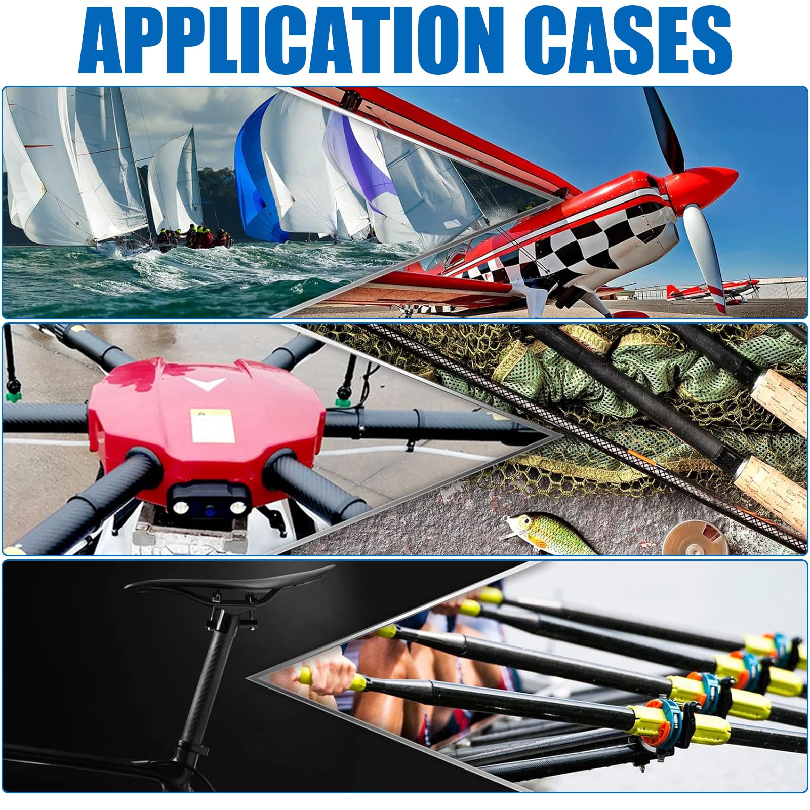 4 Piezas Varilla de Fibra de Carbono, Barra de Carbono de 4 mm x 300 mm para Aviones RC, Manualidades, Cometa, Tubo de Ala de Quadcopter, Reparación de Brazos