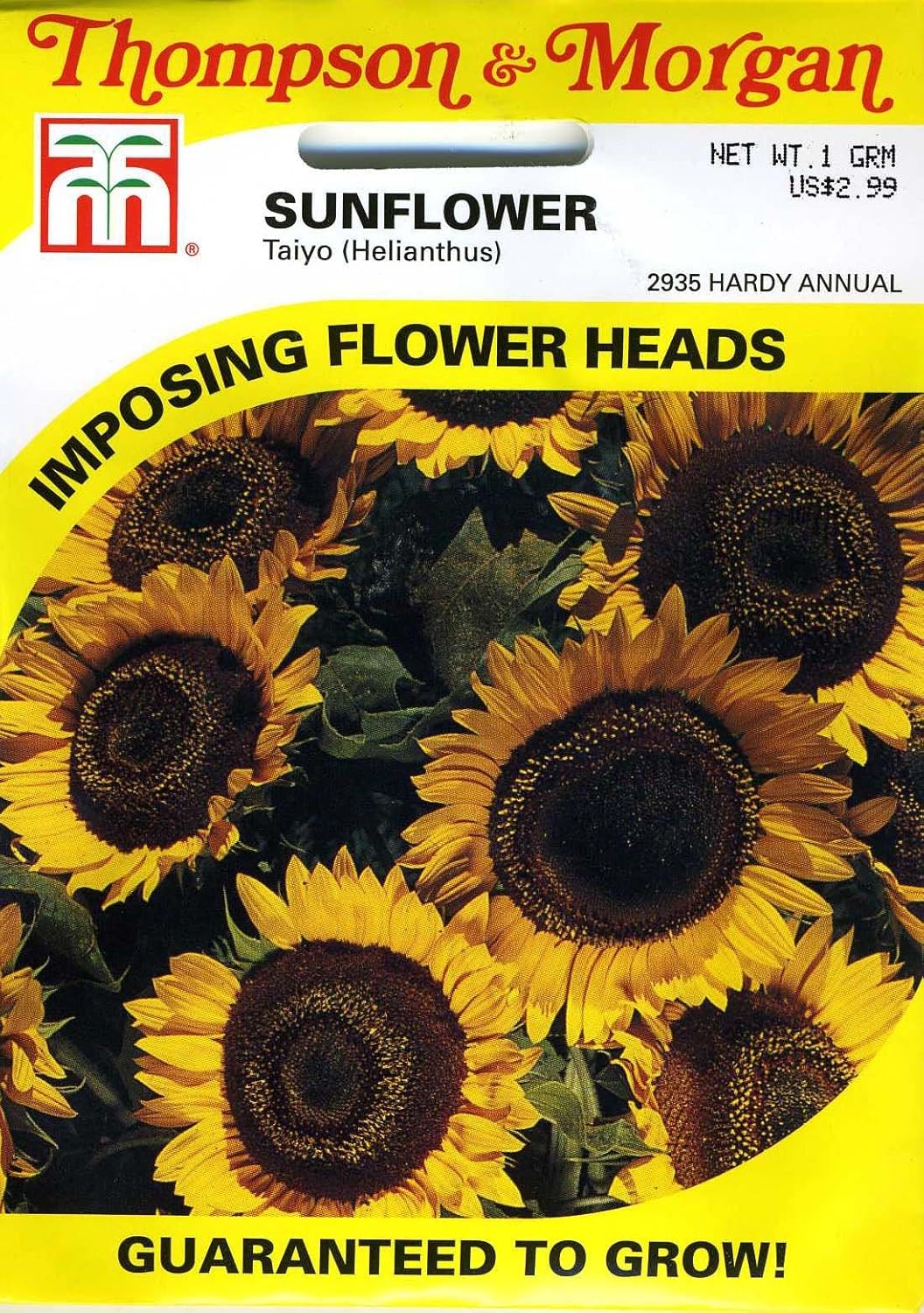 Thompson & 2935 Sunflower 'Taiyo' Seed Packet