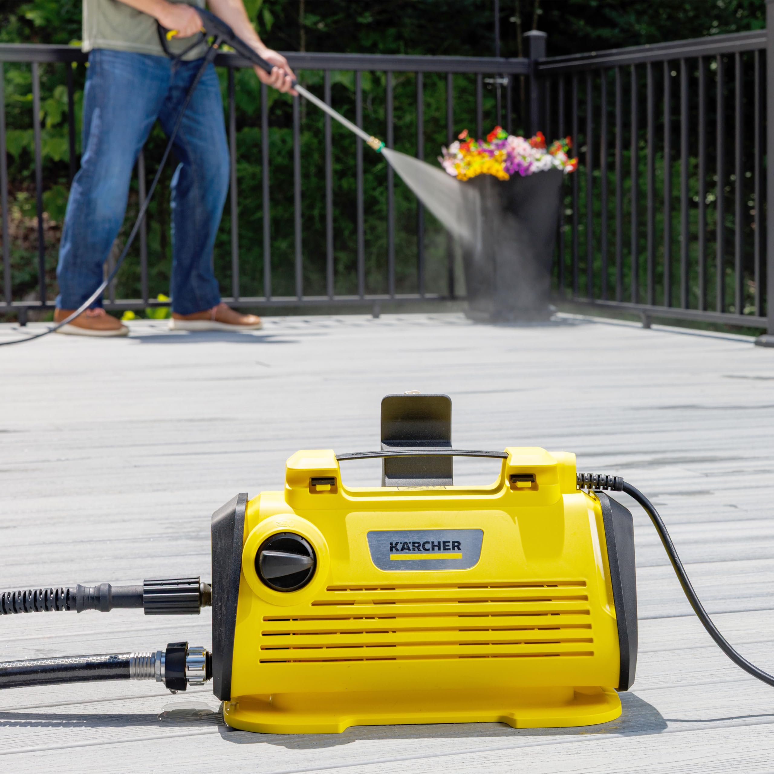 EVEAGE Professional Electric High-Pressure Cleaner - 4200 PSI 2.8 GPM Power Washer Station, Includes 1L Foam Cannon, 3 Quick-Connect Tips & 20ft Hose, Ideal for Driveway, Deck & Car Detailing product image 22