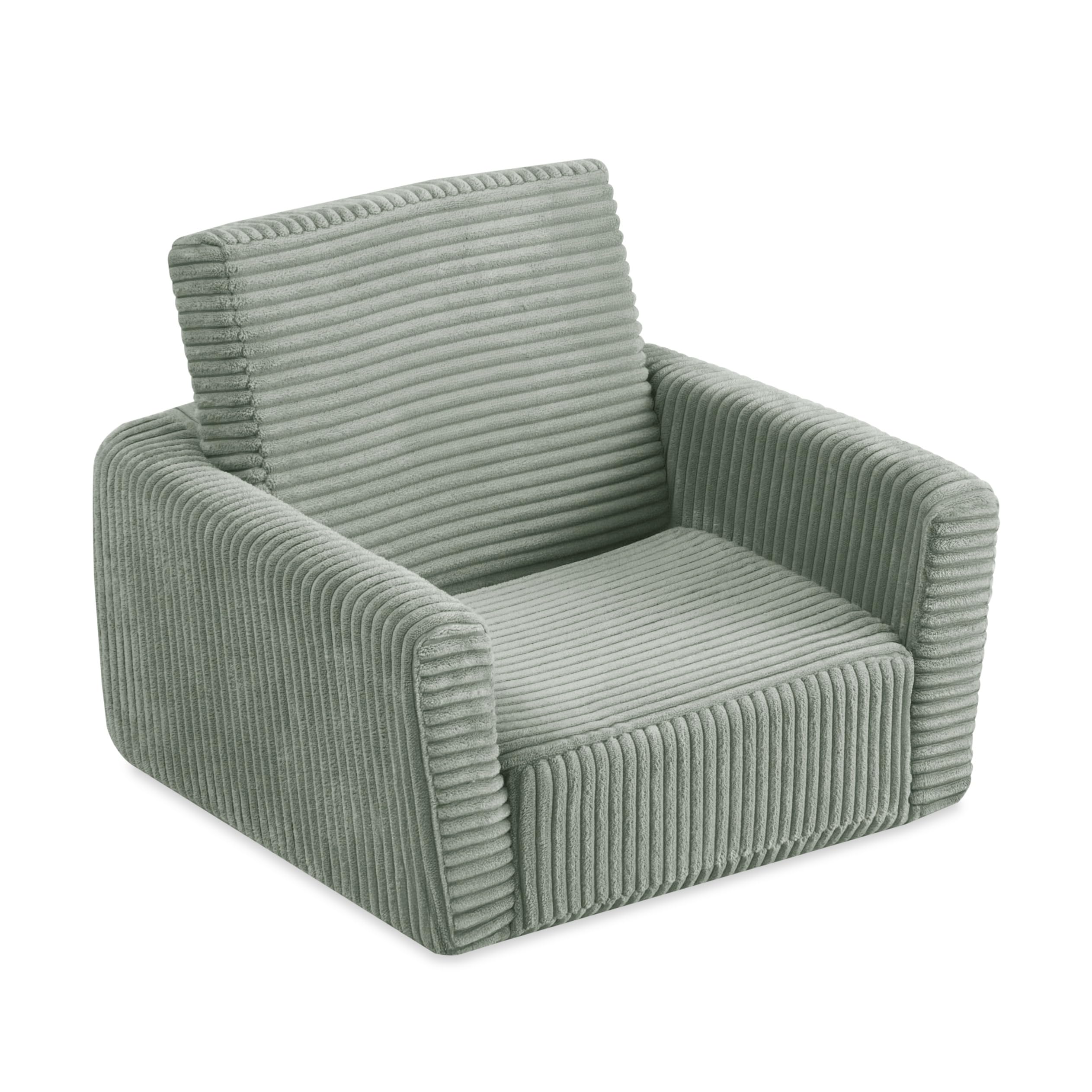 MISIOO Cubie, Fauteuil pour Enfant, en Velours côtelé, Pliable, pour Chambre d'enfant, Petit Fauteuil pour bébé, Fauteuil Doux pour Chambre d'enfant, Petit Fauteuil pour bébé pour Les Tout-Petits