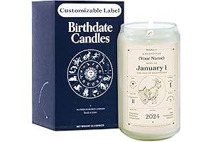 Birthdate Co Personalized Candle: A Unique Zodiac Scent for Your Special Day