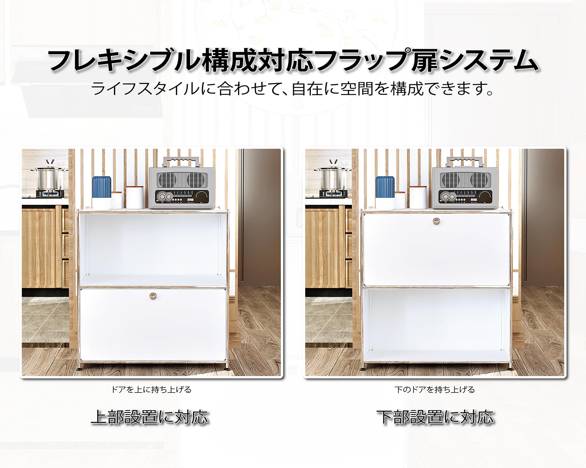 Amazon.co.jp: Simplink サイドテーブル 幅40×奥行77×高さ82.5cm