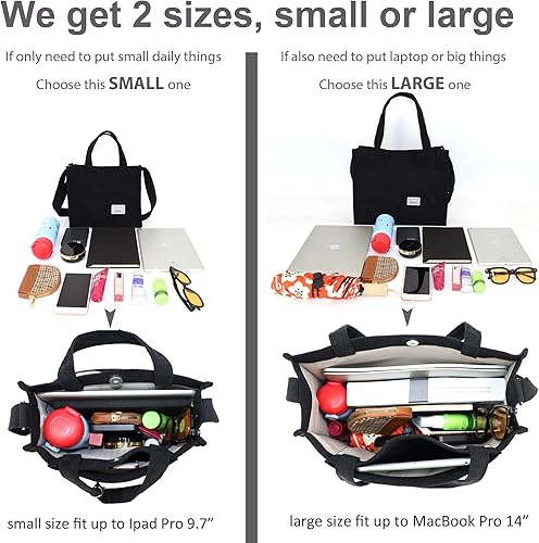 Miniatura 3 de UERRUAM Bolso de mano para mujer, bolsa de pana de trabajo, bolso cruzado para mujer, bolsas de viaje, bolsos de mano para uso diario