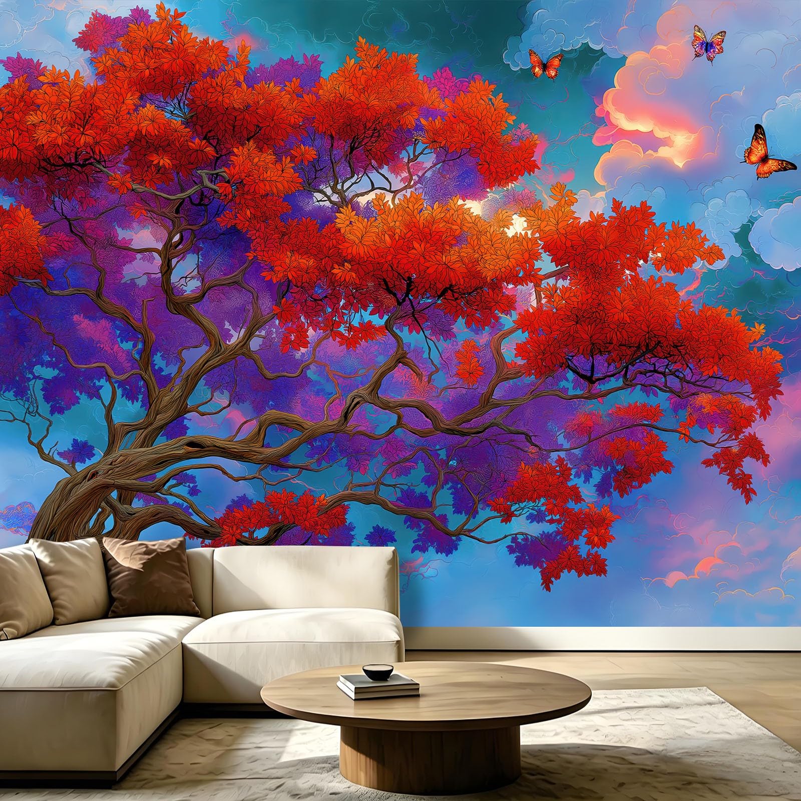 Papier Peint 3D Decoratif Mural 350x256cm Intissé Salon Chambre Cuisine
