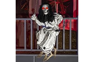 Interactive Animated Spooky Halloween Swinging Action Clown