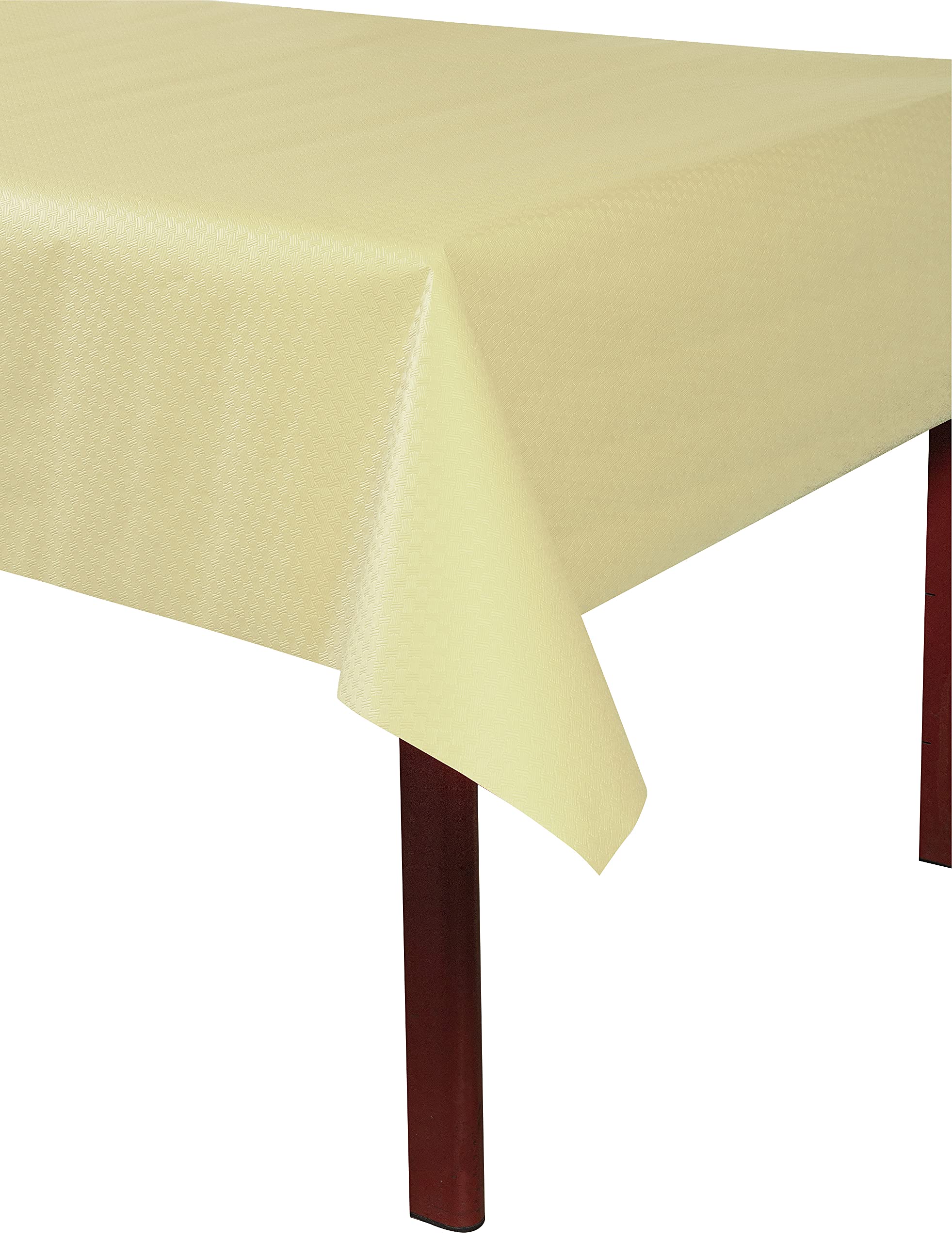 Ref 800624I - 16 x Mantel desechable en Papel gofrado - Gofrado único, estético y Profundo - Rollo 6 M de Largo y 1,20 M de Ancho - Color Marfil