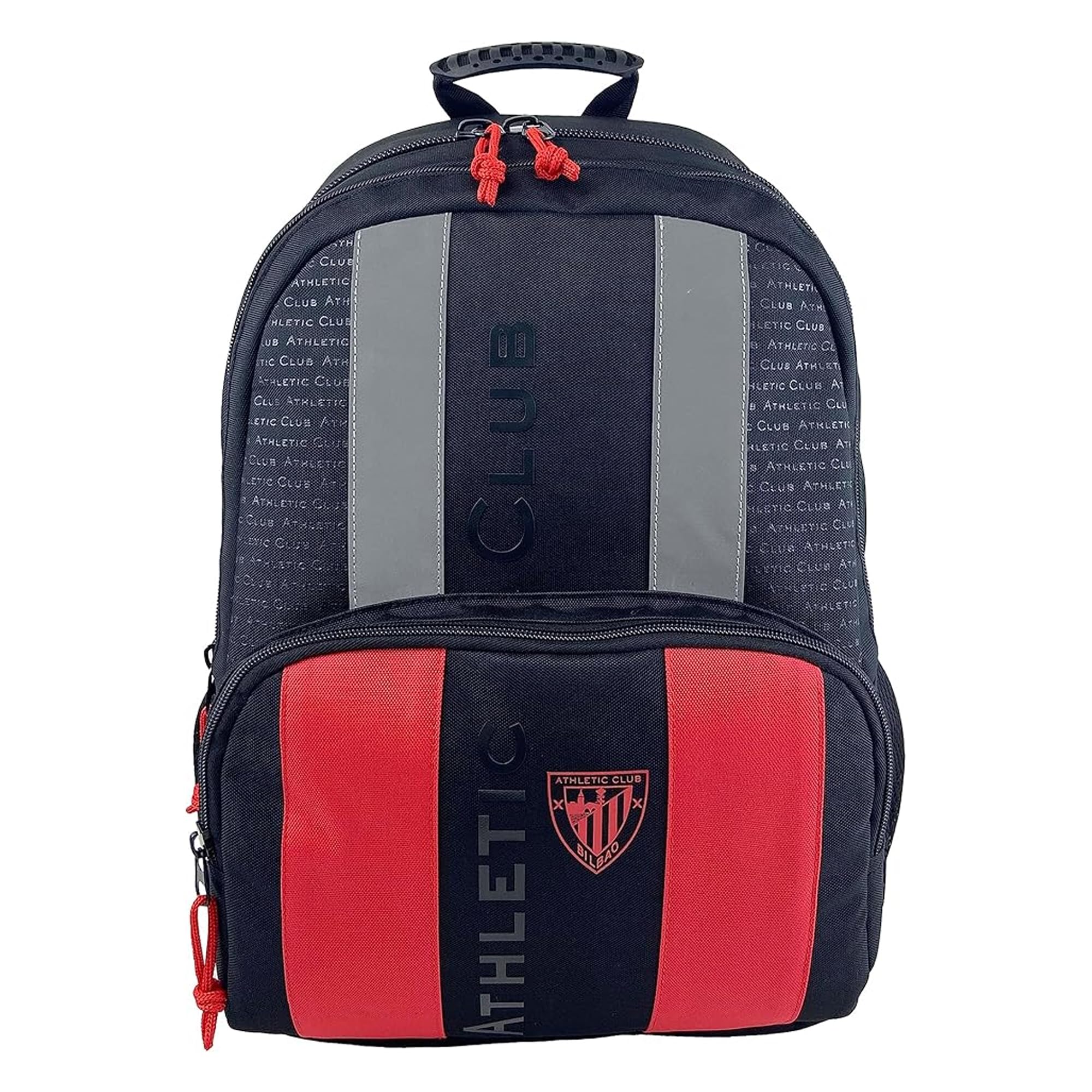 CYPBRANDS Athletic Club- Mochila, Adaptable a carro, Material Escolar, Fútbol, Reflective Collection, Producto Oficial (CyP Brands)