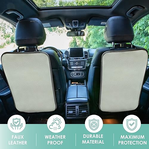 Miniatura 79 de FH Group Neosupreme - Cojines de asiento para automóvil, ajuste universal, cojín para asiento trasero de automóvil con respaldo de silicona Gris