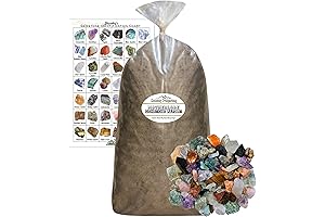 "MOTHERLODE" Premium Gemstone Paydirt Kit - Super Jumbo Paydirt Bag With 18 Lbs of Gemstones