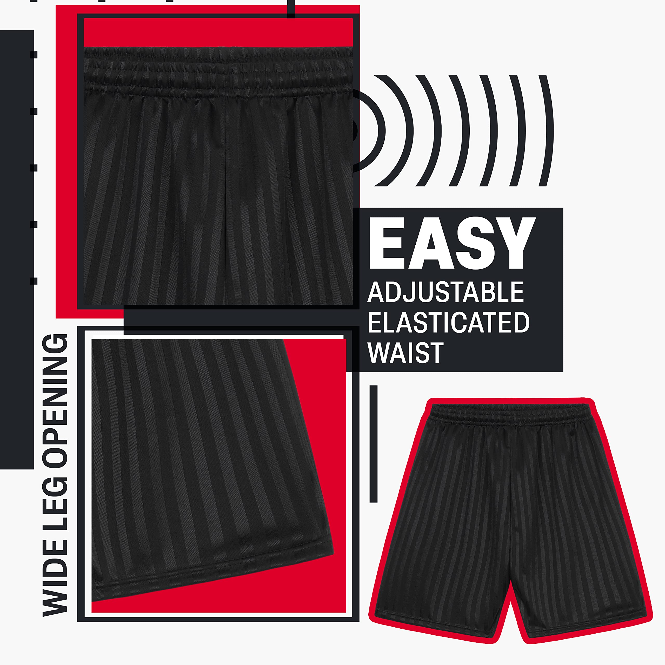 CityComfort Pantaloncini Sportivi Shorts per Bambino e Bermuda Ragazzo 5-14 Anni Pantaloncini Basket Calcio Kick Boxing Pallavolo Pantaloni Estivi Corti Pantaloncini Tuta Palestra