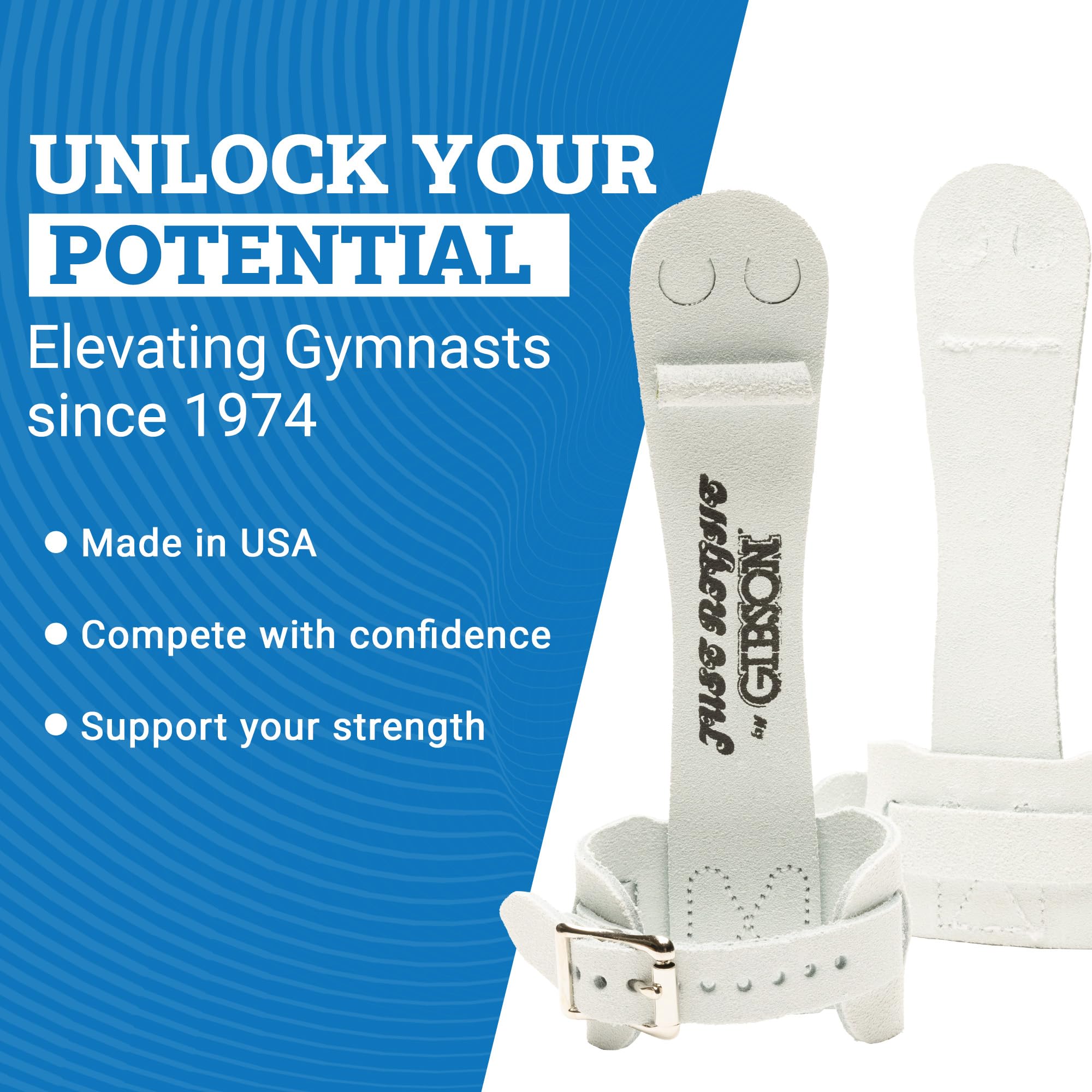 Gibson Athletic Just Right Gymnastics Grips – Narrow Dowel Grips For Girls Ages 7-12, Made In USA-297375
