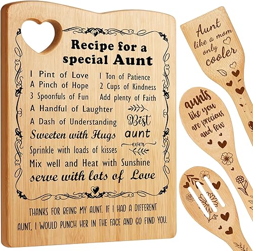 Vista 26 de Regalos para mamá – Regalos de cumpleaños para mamá de hija e hijo, juego de tabla de cortar para mamá, regalo ideal para el día de la madre, regalo