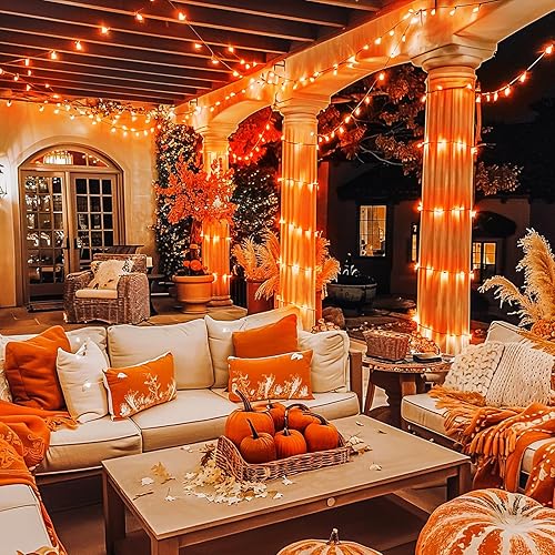 Miniatura 215 de JMEXSUSS Guirnalda de luces LED de 168 pies, 600 luces LED para el día de San Valentín, luces rojas de Navidad con alambre transparente, 8 modos