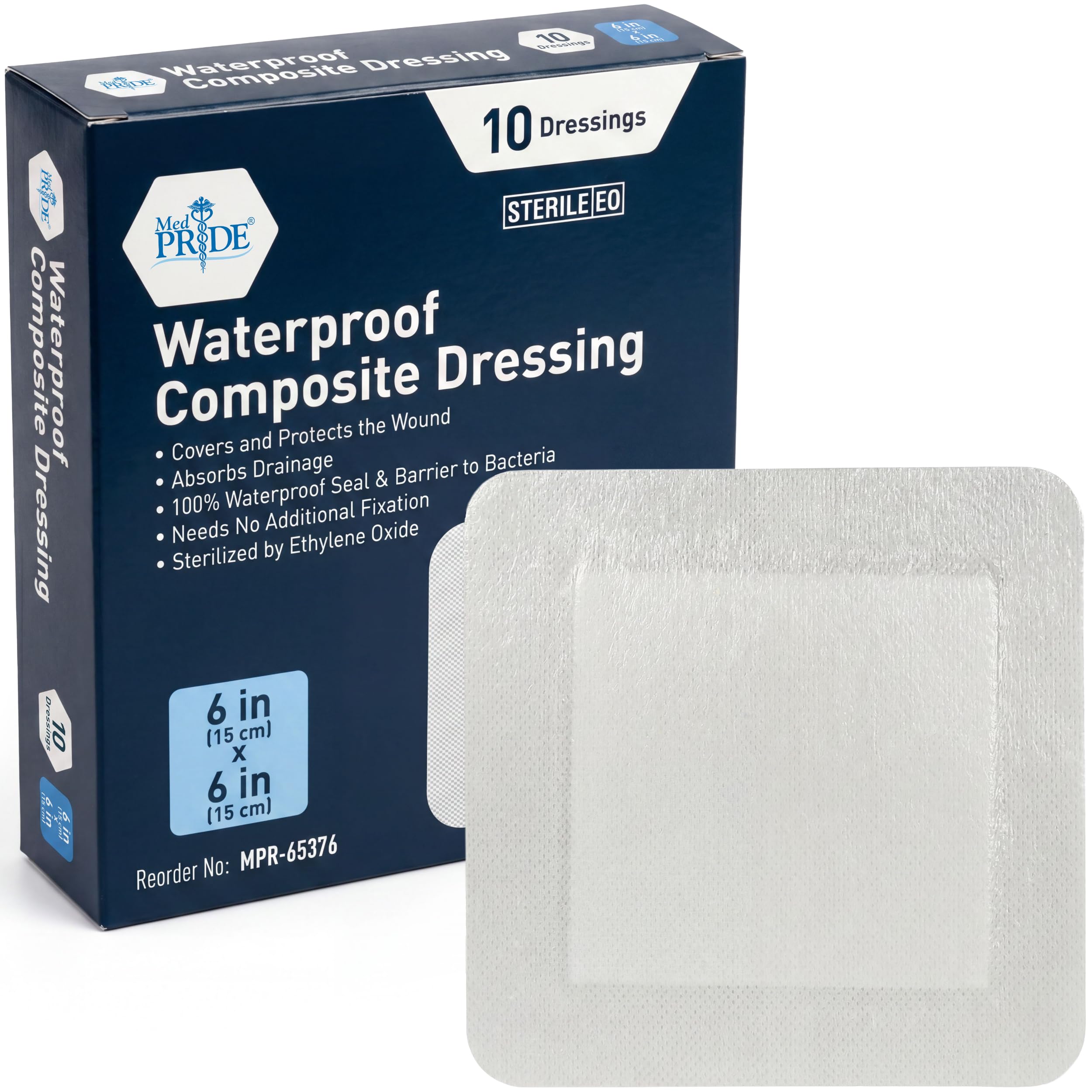 composite dressing Leukomed Composite Dressing Adhesive White, 3.1 x 4 Inch