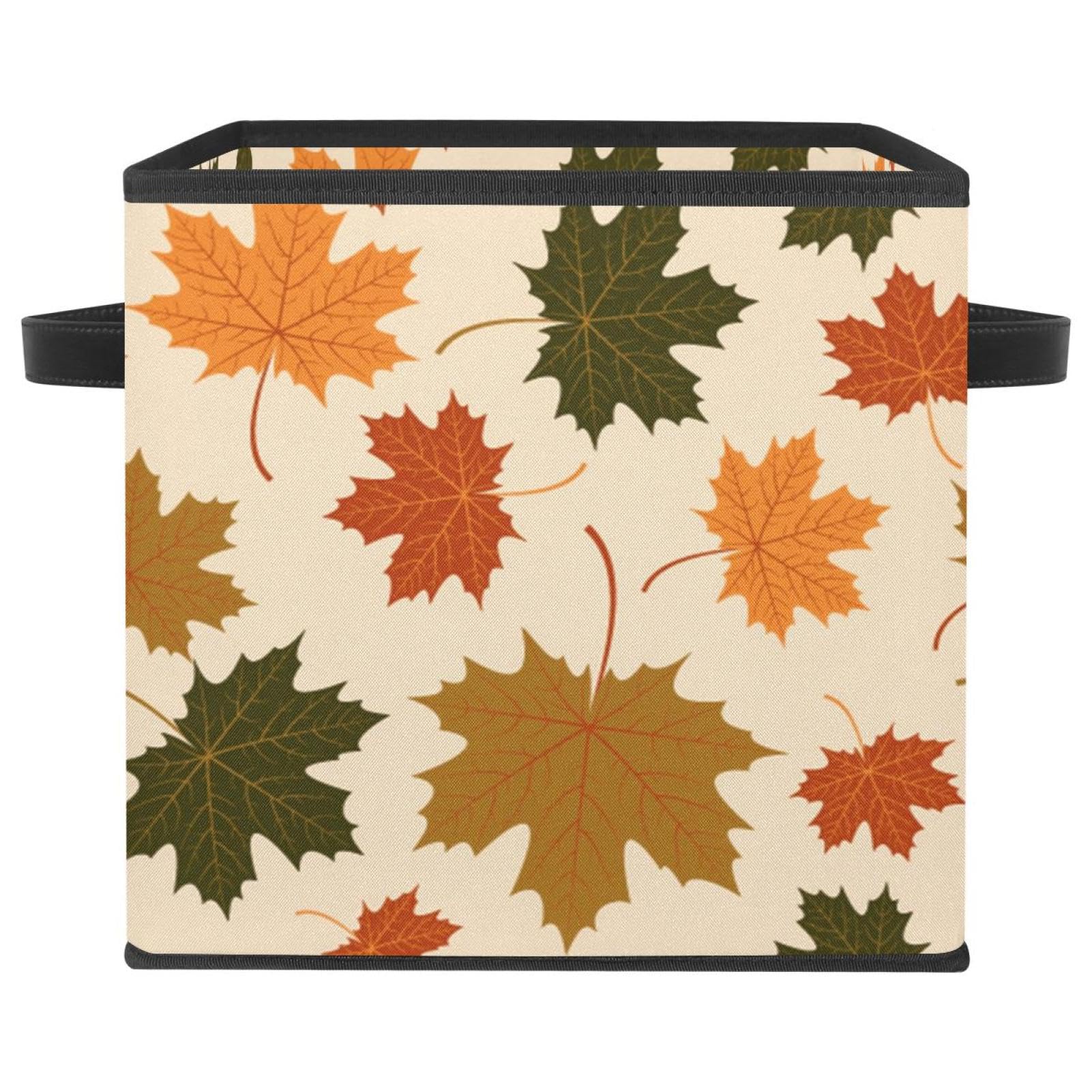 Boîte de rangement pliable cube tissu avec poignées dressing