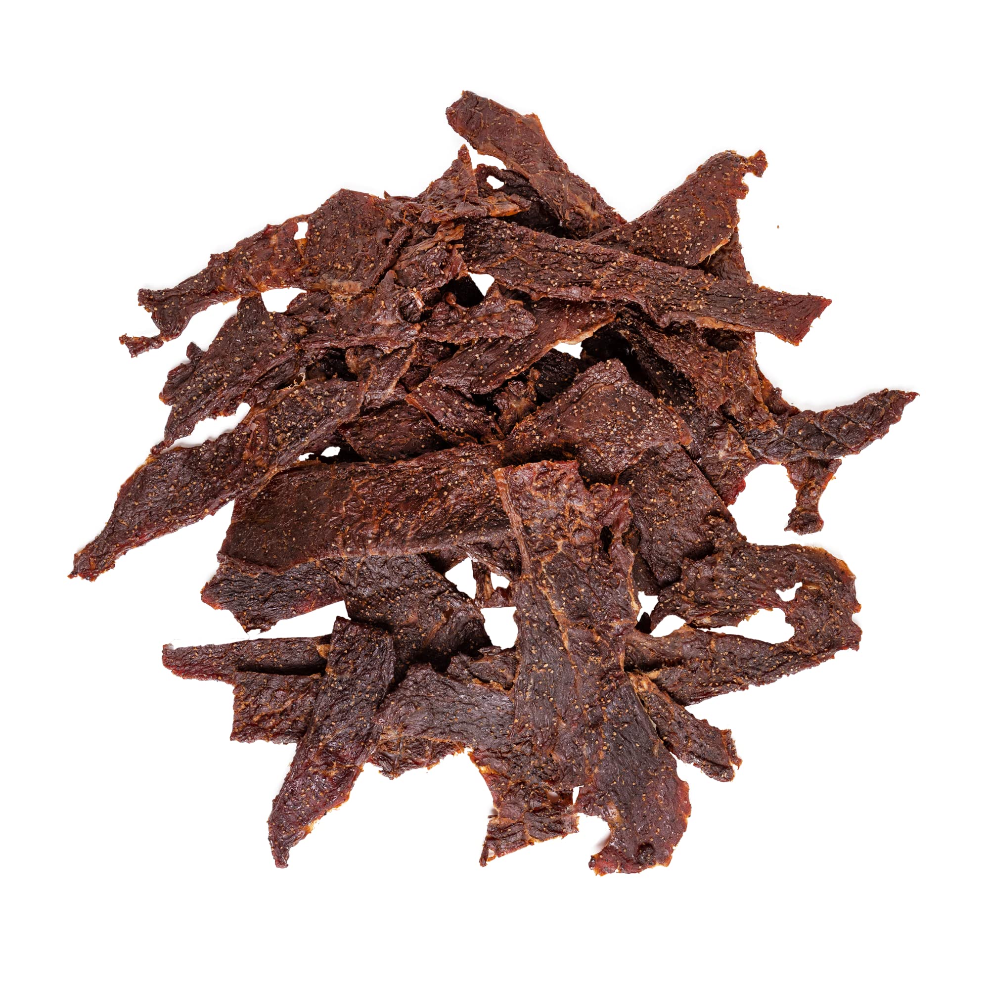 Mahogany Smoked Meats: Peppered Brisket Jerky - 16oz