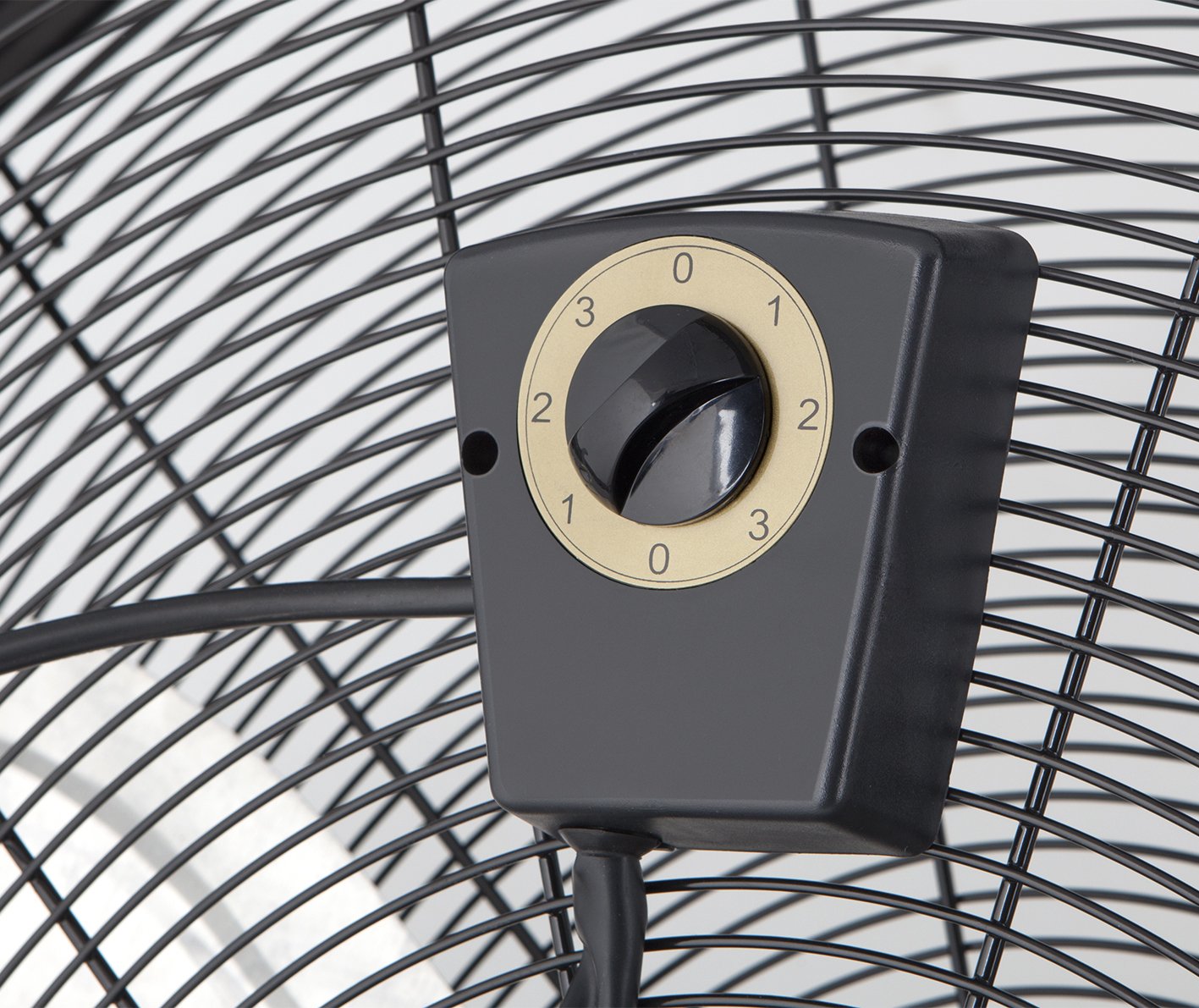 Orbegozo PWT 3061 - Profi-Ventilator Power Fan, 150 W, drei Stufen, Propellerdurchmesser 60 cm, Transportrollen, Schwarz