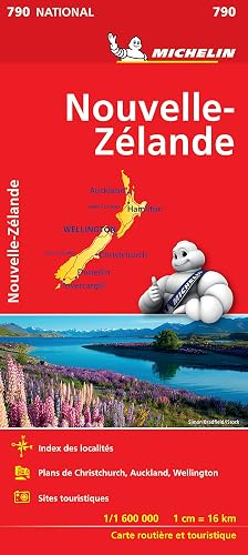 Carte Nationale Nouvelle-Zélande / Nieuw-Zeeland