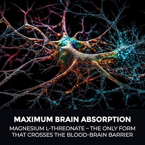 Miniatura 2 de L-treonato de magnesio 144 mg  Magnesio de alta absorción clínicamente estudiado para la salud cerebral, la memoria, la concentración y el sueño  90