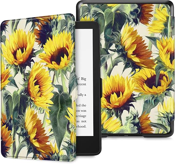 Fintie SlimShell Case For Kindle Paperwhite - Auto Sleep/Wake, PU Leather Folio Style (Fits Pre-2018 Models)