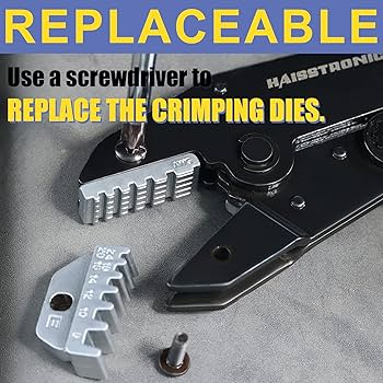 haisstronica ferrule Crimping Tool,24-8 AWG Sleeves Ferrule