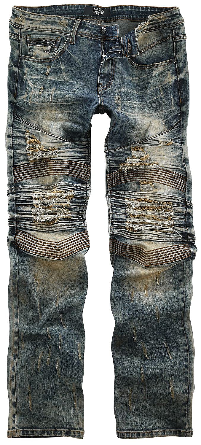 Vaqueros Azules De Corte Slim Con Lavado Medio Luke De JJ Rebel