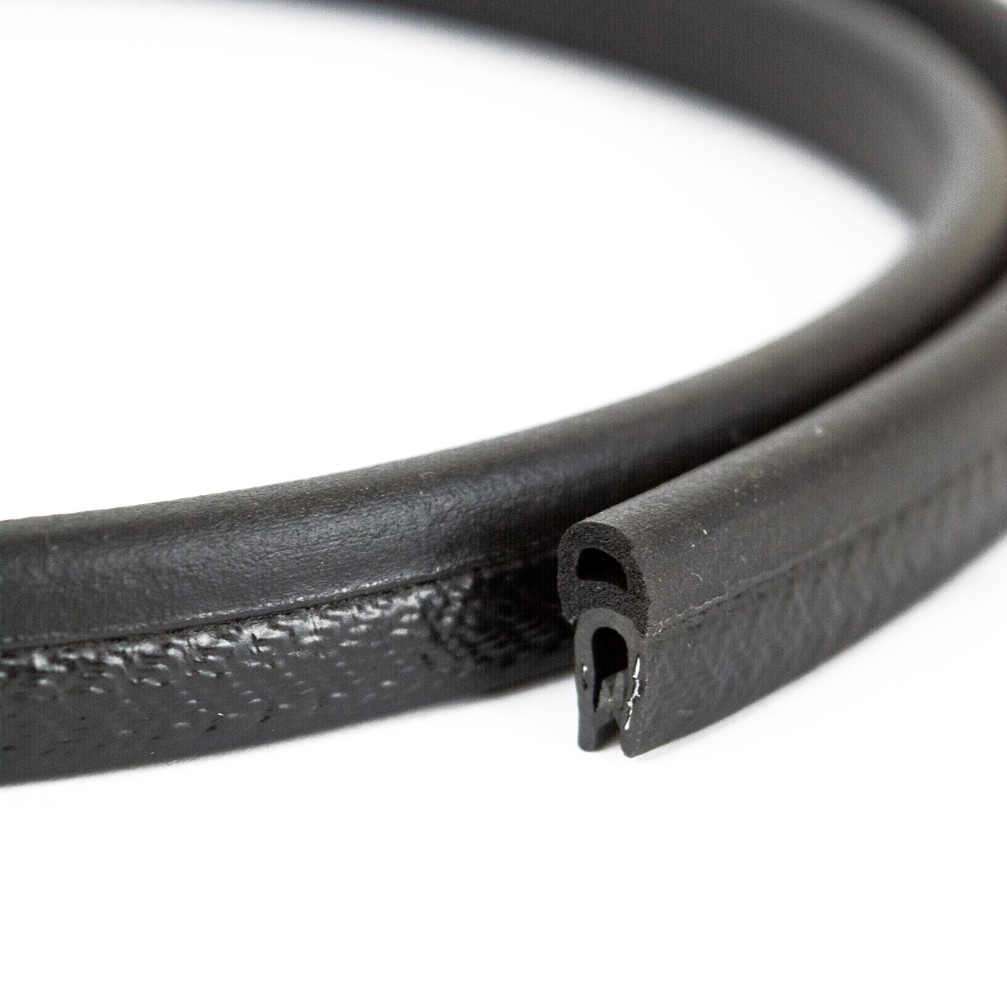EUTRAS [5 m] KSD2001 - Guarnizione per portiera auto - si tiene senza colla - perfetta guarnizione in gomma per portiere, bagagliaio e portellone posteriore dell'auto - Made in EU