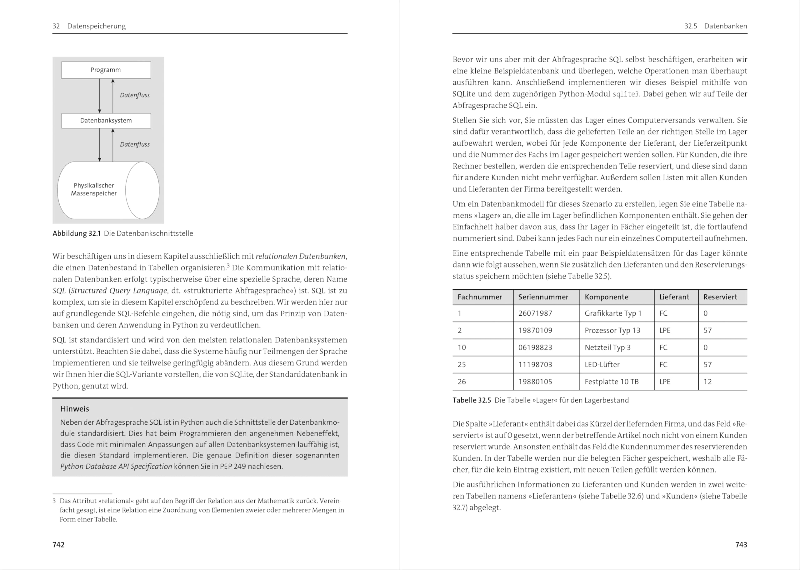 Python 3: Das umfassende Handbuch: Über 1.000 Seiten zu Sprachgrundlagen, OOP und Beispielprogrammen. Ausgabe 2026