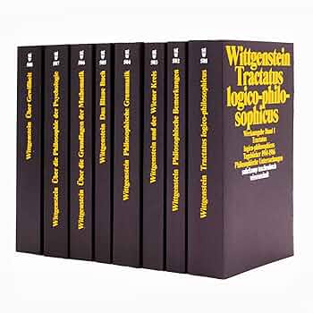 Ludwig Wittgenstein Werkausgabe 8巻セット Amazon.co.jp: Werkausgabe in 8 Baenden: Gesamte Werkausgabe