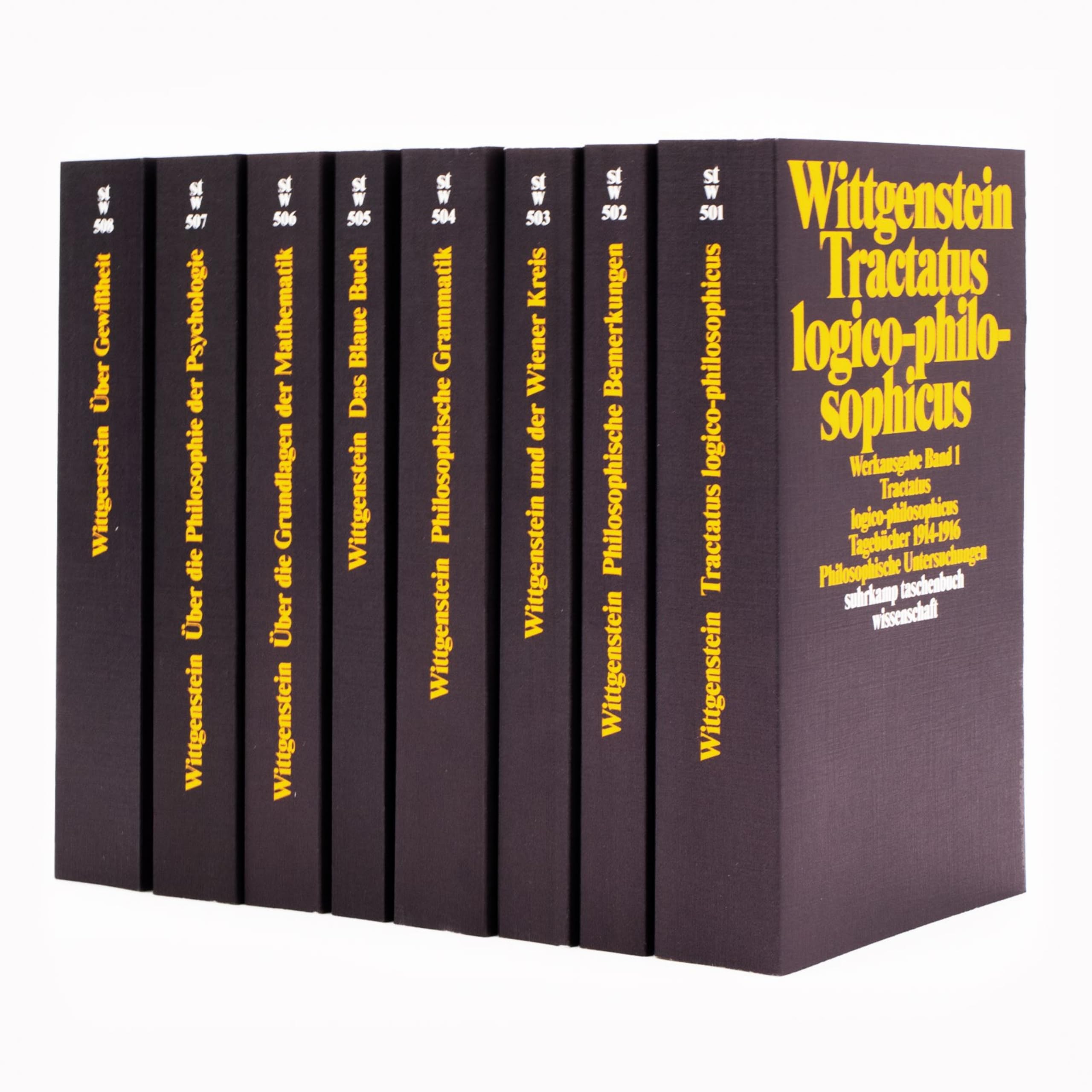 Ludwig Wittgenstein Werkausgabe 8巻セット Ludwig Wittgenstein Werkausgabe 8巻セット