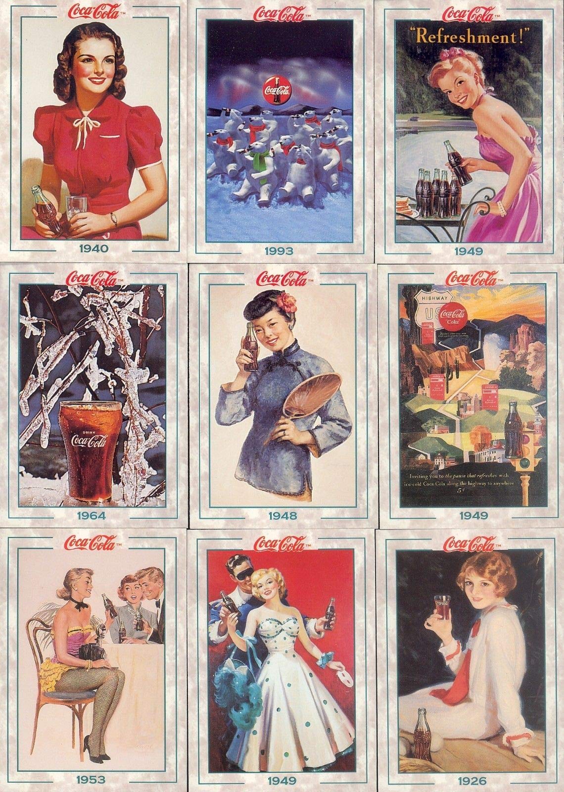 Coca Cola Trading Cards Printable Cards