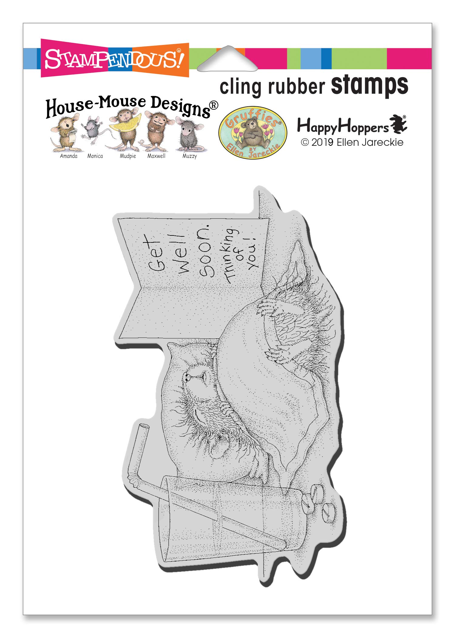 Stampendous One Get Well Soon Cling Rubber Stamp