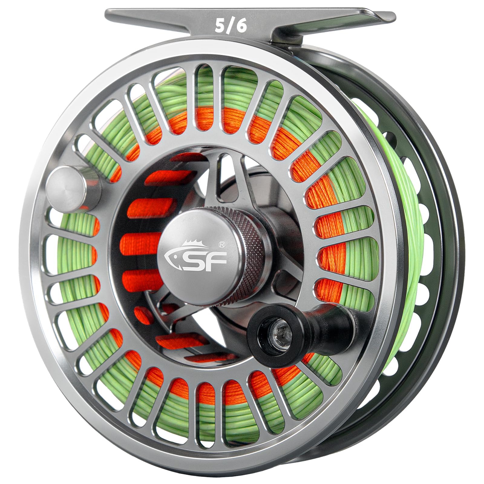 SF SF-003 Pro Fly Fishing Reel for Freshwater,CNC Precision Machining Process,Mid Arbor Design,Smooth Drag System,Lightweight Aluminum Body