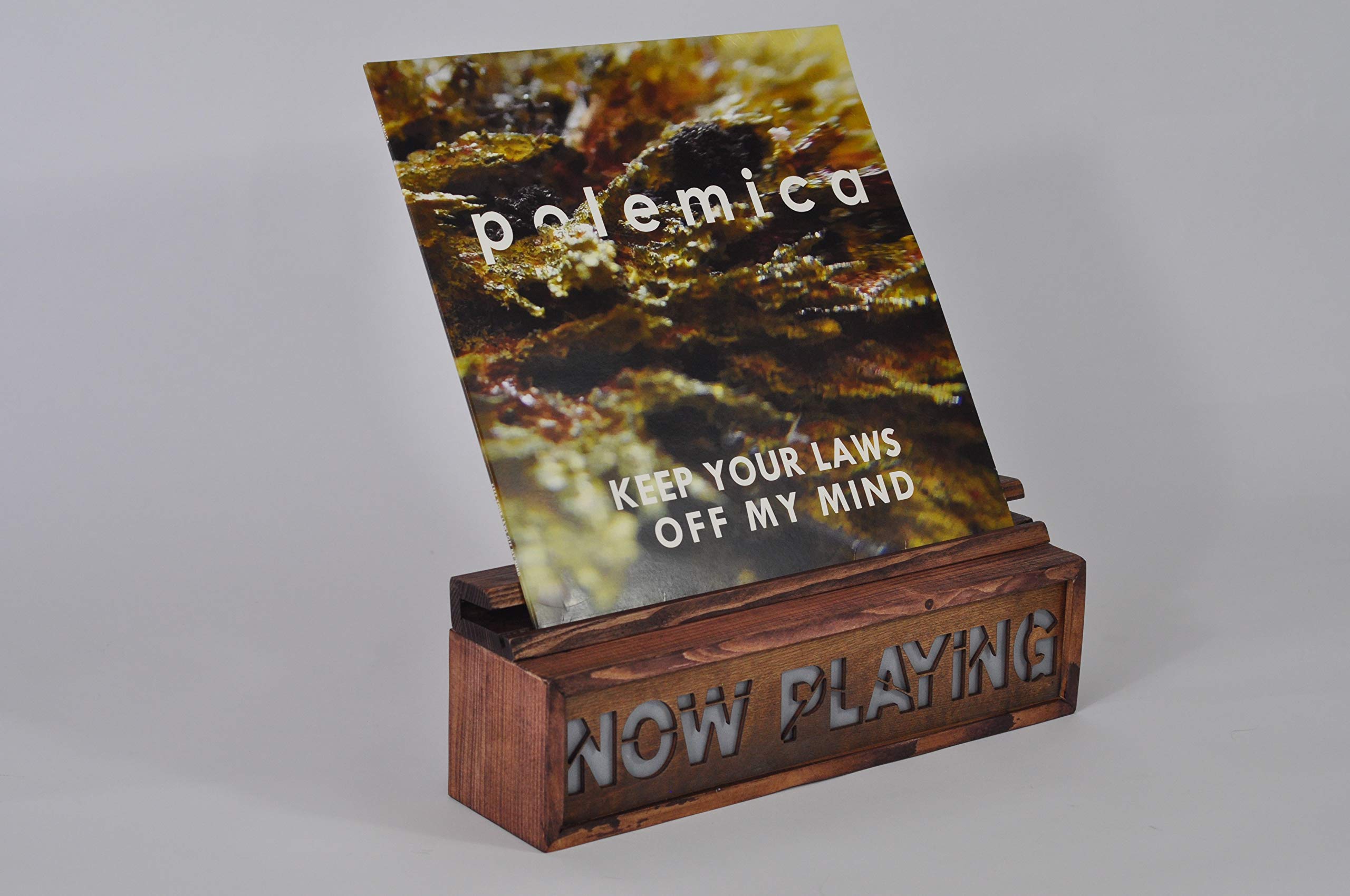 Buy Handmade Now Playing Vinyl Record Storage Album Cover Display Stand