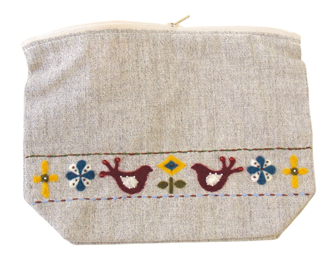 Wool embroidery kit "Tirolean style porch of small birds" YS-6 San felt tingling (japan import)