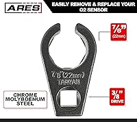 Vista 2 de Dado de 3/8 pulgadas para sensor de oxígeno de 7/8 pulgadas, 70039, acceso lateral para evitar daños a los cables, de Ares