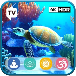 Underwater Oasis in 4K: Mesmerizing Coral Reef Aquarium - Serene Sleep Meditation Music Screensaver For Fire TV - NO ADS