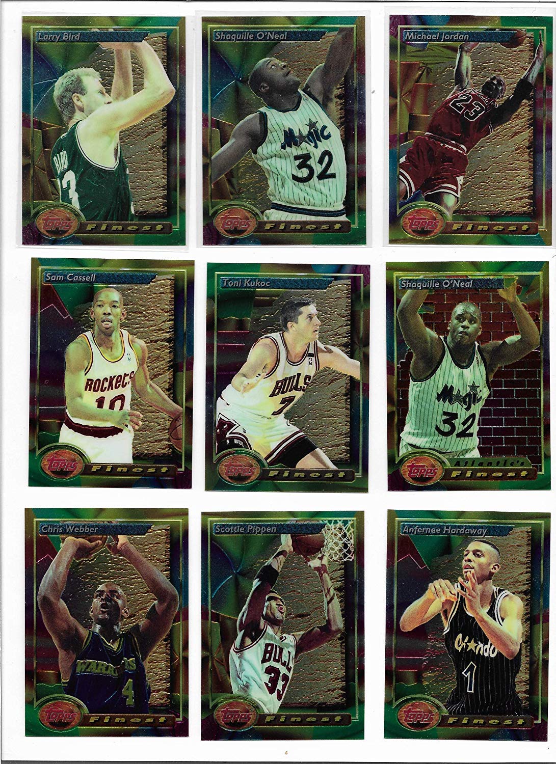 Amazon.com: 1993-94 Finest Basketball Complete set 220 Cards