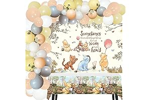 Charming Winnie the Pooh Party Balloons for a Delightful Baby Shower