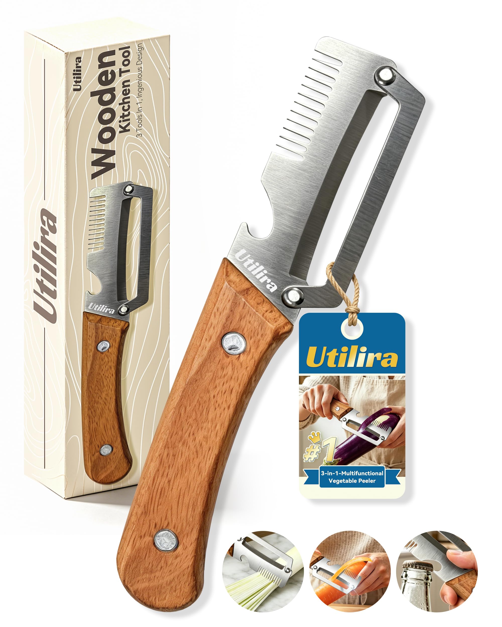 【新品未開封】Peelers V3【美品】 Amazon.com: Utilira Shredder - 3-in-1 Multifunctional Vegetable