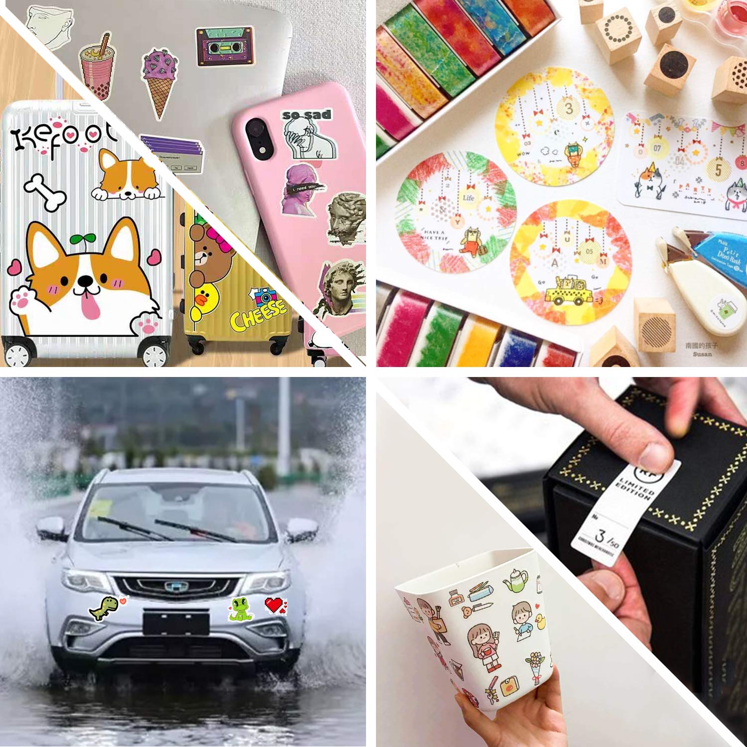 Premium Printable Vinyl Sticker Paper Glossy White for Your Inkjet