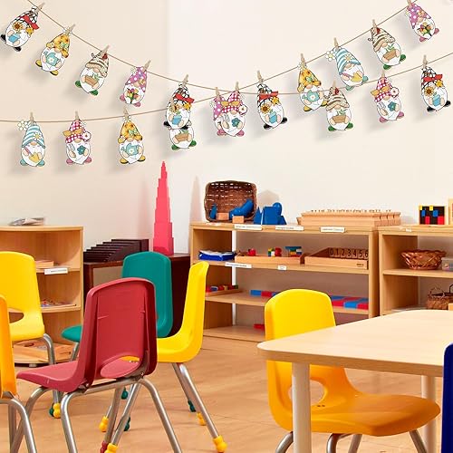 Miniatura 6 de 30 juegos de manualidades de Navidad de invierno, adornos de gnomos de invierno, decoraciones de arte, calcomanías de gnomo de invierno, artes y