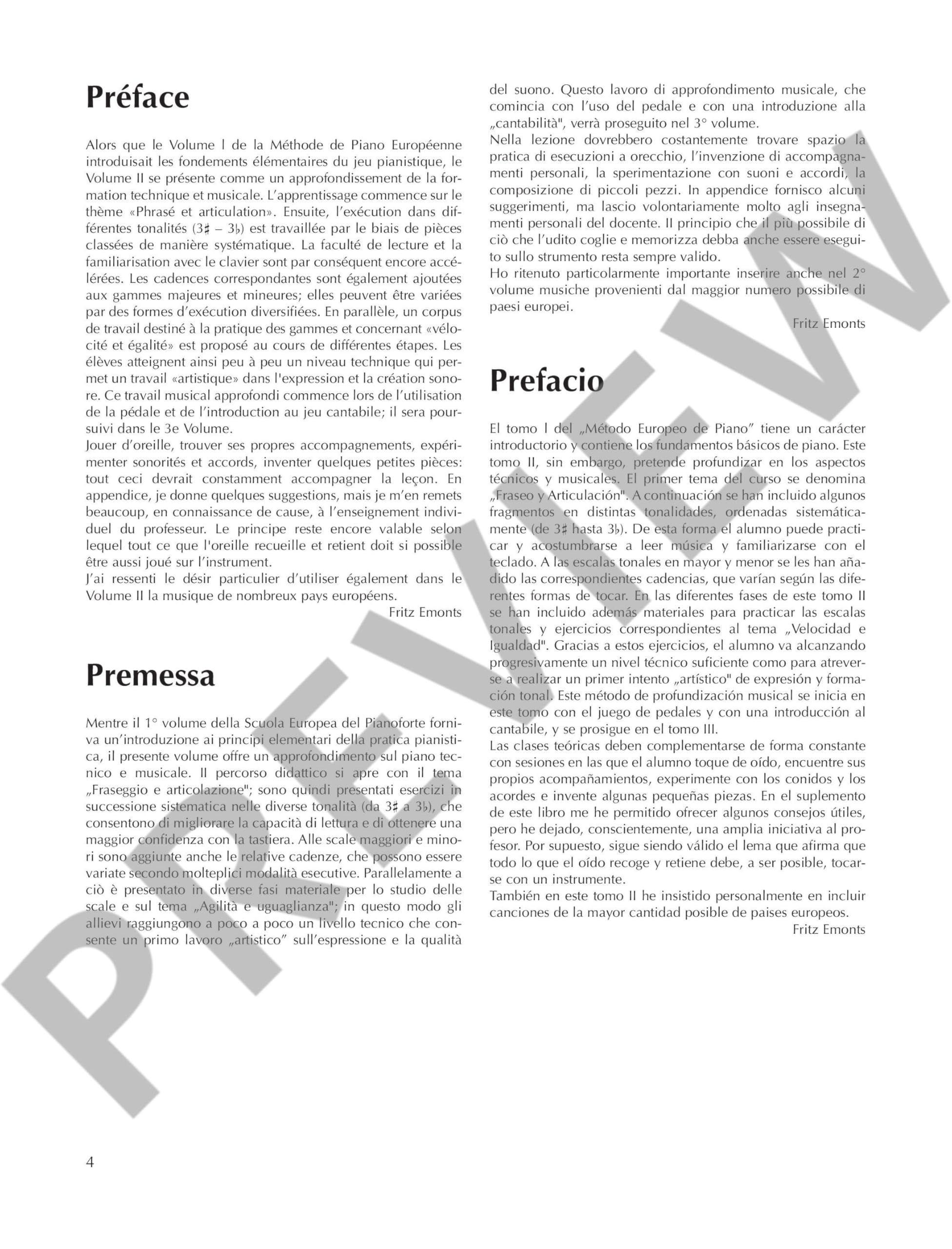 The European Piano Method Volume 2 Book With Online Material