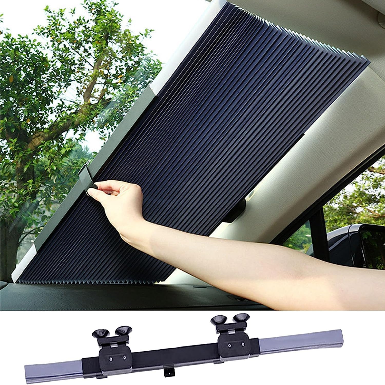 Car Retractable Curtain with Uv Protection, Retractable