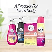 Vista 7 de Veet Crema depilatoria facial de 3 minutos para mujeres, crema depilatoria con aloe vera orgánico, kit de eliminación de vello facial de 2 piezas