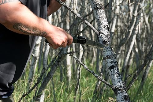 Miniatura 6 de Hooyman MegaBite - Sierra de mano y sierra de hueso combinada de cazador con construcción resistente, hoja de acero de alto carbono, dientes