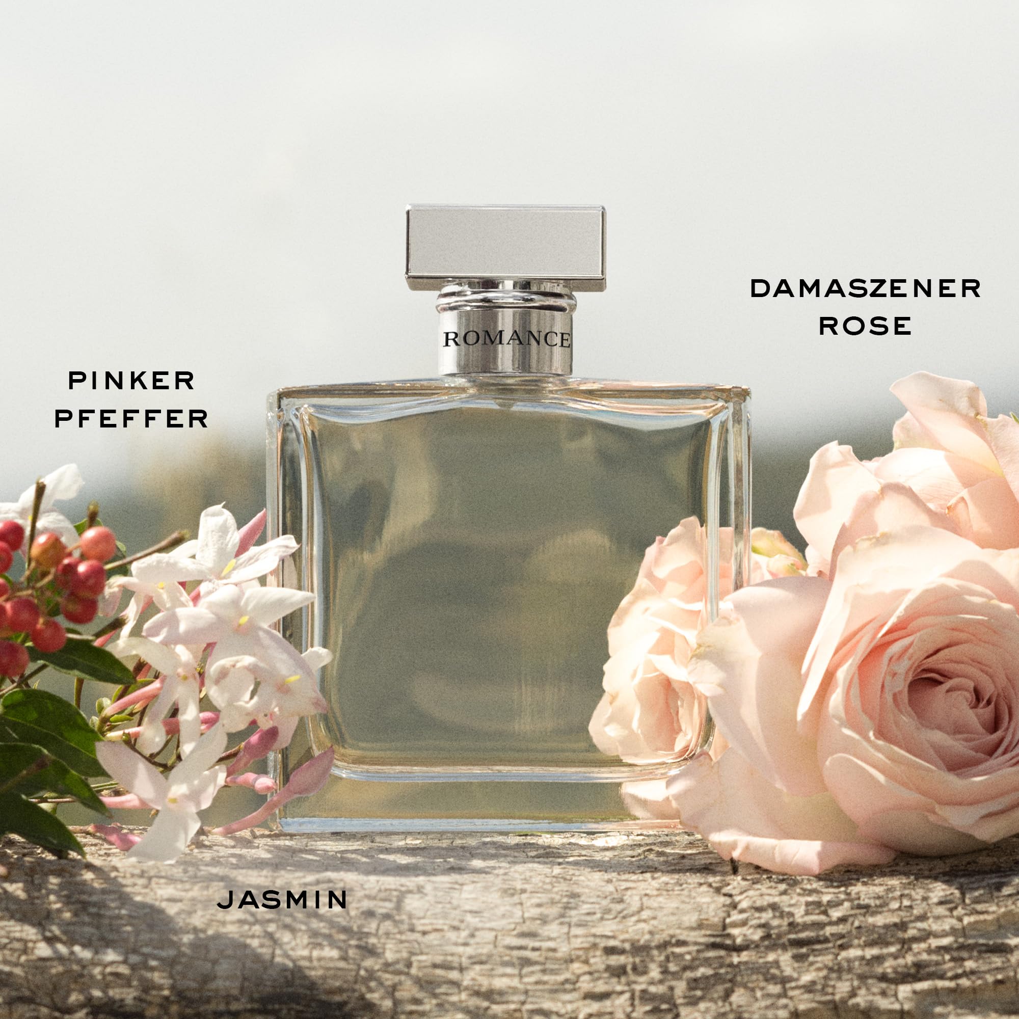 Ralph Lauren Romance Eau de Parfum für Damen, blumig-fruchtiger Duft mit Rose, Lotusblüte & Moschus, für romantische Frauen