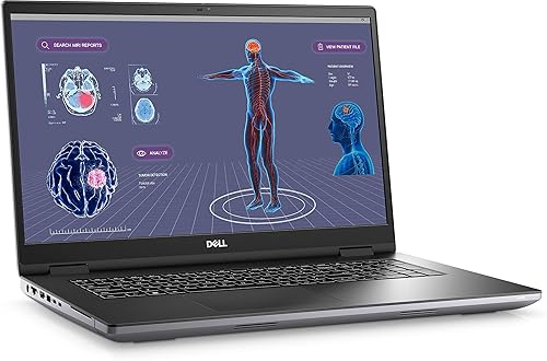 Dell Precision 7000 7780 Workstation Laptop (2023) FHD de 17 pulgadas SSD Core i7-1TB - 64GB RAM - 3500 Ada 20 núcleos a 5.3 GHz - CPU de 13